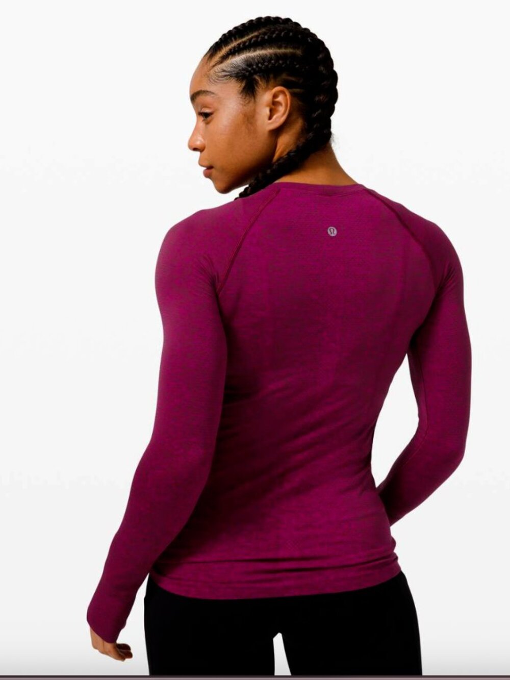Lululemon Swiftly Tech Long Sleeve Ripened Raspberry / Red Merlot - Picture 3 of 8